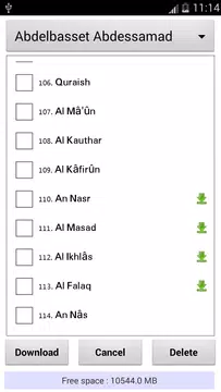 Screenshot 2 for Qurani : Quran karim text mp3