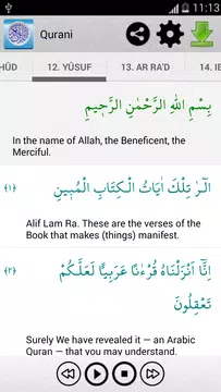 Screenshot 5 for Qurani : Quran karim text mp3