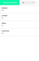 Tableau Périodique screenshot 2