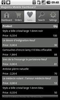 Magento Mobile Dashboard screenshot 1