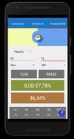 IV calculator for Pokemon Go Affiche