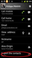 Contacts in line syot layar 3
