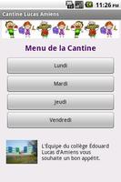 Cantine Collège Lucas Amiens Plakat