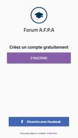 Forum formations A.F.P.A Affiche