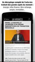 LaVoixEco : Economie régionale capture d'écran 3