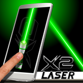 Laser Pointer X2 (PRANK AND SIMULATED APP) آئیکن