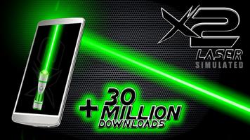 Laser Pointer X2 (PRANK AND SIMULATED APP) پوسٹر