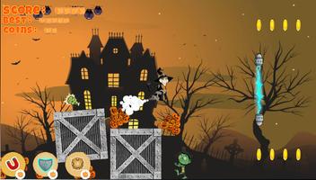 Halloween Girl Witch Monsters captura de pantalla 1