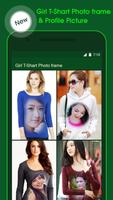 Girl T Shirt Photo Frame اسکرین شاٹ 1