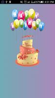 Birthday wishes frames الملصق