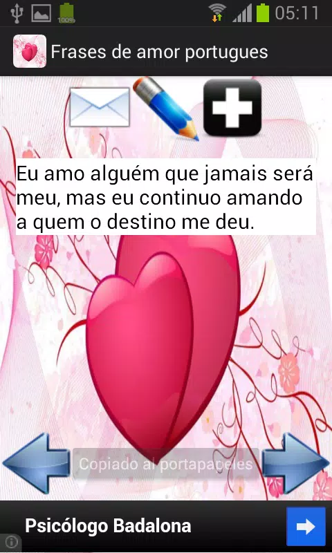Descarga de APK de Frases de amor - português para Android