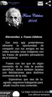 Frases Célebres 2016 पोस्टर