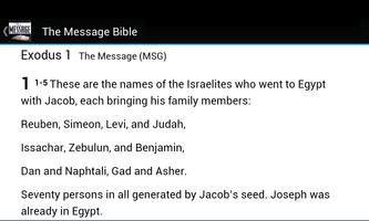 The Message Bible screenshot 1