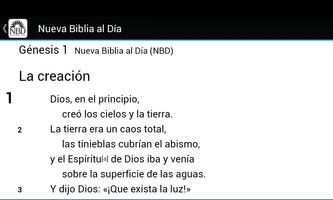 Nueva Biblia al Día NBD screenshot 1