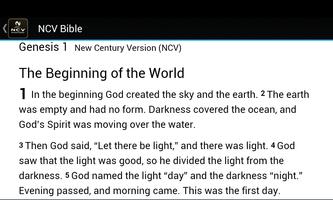 برنامه‌نما New Century Version Bible NCV عکس از صفحه