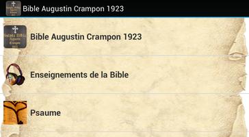 Bible Augustin Crampon 1923 Cartaz