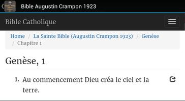 1 Schermata Bible Augustin Crampon 1923