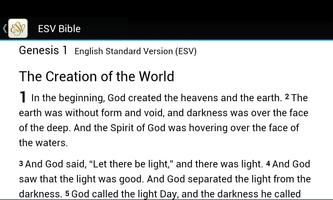 English Standard Version Bible screenshot 1