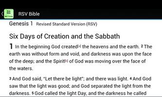 Revised Standard Version Bible screenshot 1