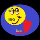 Free and HAPPY Team ikon