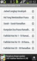 برنامه‌نما Panduan Ramadhan 2014 عکس از صفحه