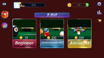 Billiards with friends poster