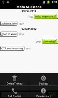 OtrSMS - Encrypted SMS Free capture d'écran 1
