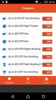 Cheap flights for cheapoair coupons ภาพหน้าจอ 1