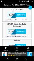 Coupons For Official FIFA Store Affiche