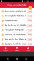 برنامه‌نما smart coupon family dollar عکس از صفحه