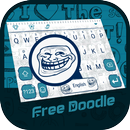 Free Doodle Theme&Emoji Keyboard aplikacja