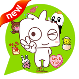 Cute Emoticons & Sticker আইকন