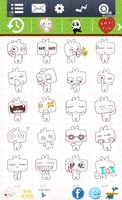 Cute Emoticons & Sticker Affiche