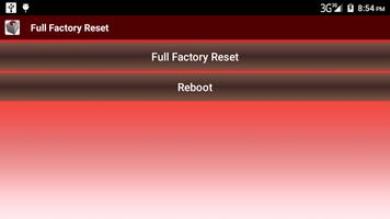 Full Factory Reset screenshot 1
