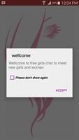 free girls chat تصوير الشاشة 1