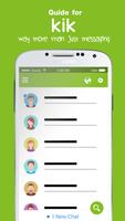 Free KiK Chat Messenger Tips Affiche