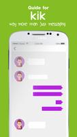 Free KiK Chat Messenger Tips syot layar 2
