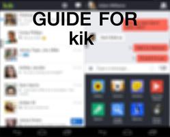 Guide for Kik Messenger Chat capture d'écran 2