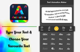 Text Animation Maker Affiche