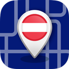 Offline Austria Maps - Gps biểu tượng