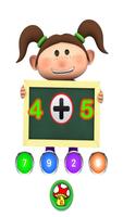 Kinder lernen Mathe Plakat