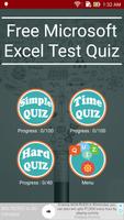 Free Microsoft Excel Test Quiz Affiche