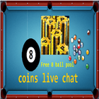 Free 8 Ball Pool Conis Live Chat biểu tượng