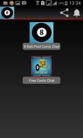 Free 8 Ball Pool Conis Live Chat ảnh chụp màn hình 1