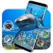 FREE shark 3D ocean blue azure tema