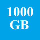 1000 GB Free Storage Cloud Prank 2017 Zeichen