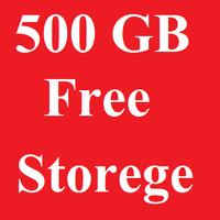 500gb Free Storage  and backup prank 2017 captura de pantalla 1