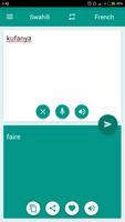 Français-swahili Translator capture d'écran 2