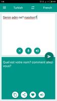 French-Turkish Translator الملصق