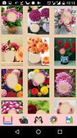 Dahlia Flowers Photo Frame اسکرین شاٹ 1